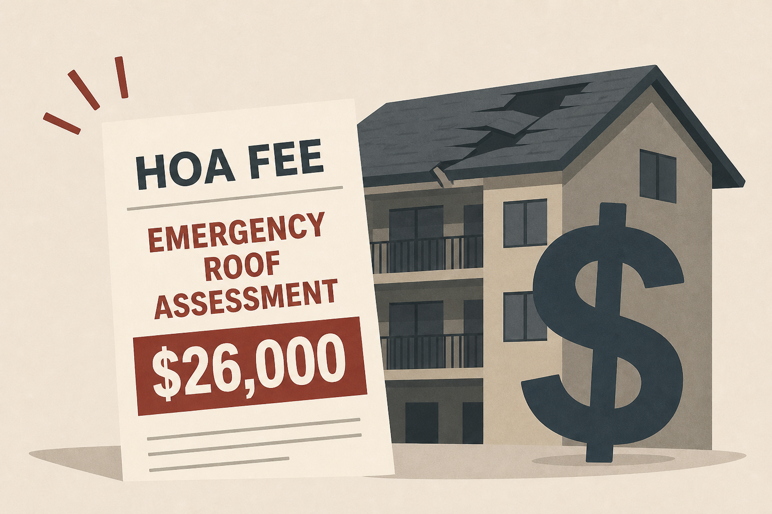 San Clemente condo owners stunned by sudden $26,000 HOA fee for emergency roof assessment