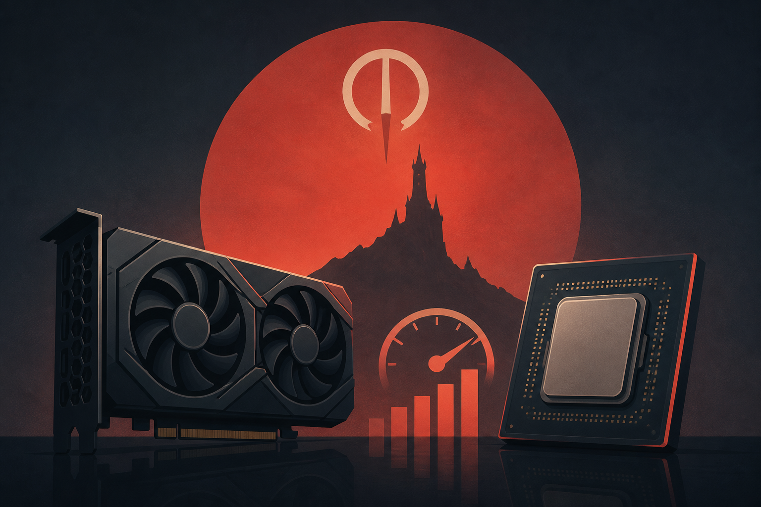 The Blood of Dawnwalker: Benchmarks of Graphics Cards and Processors