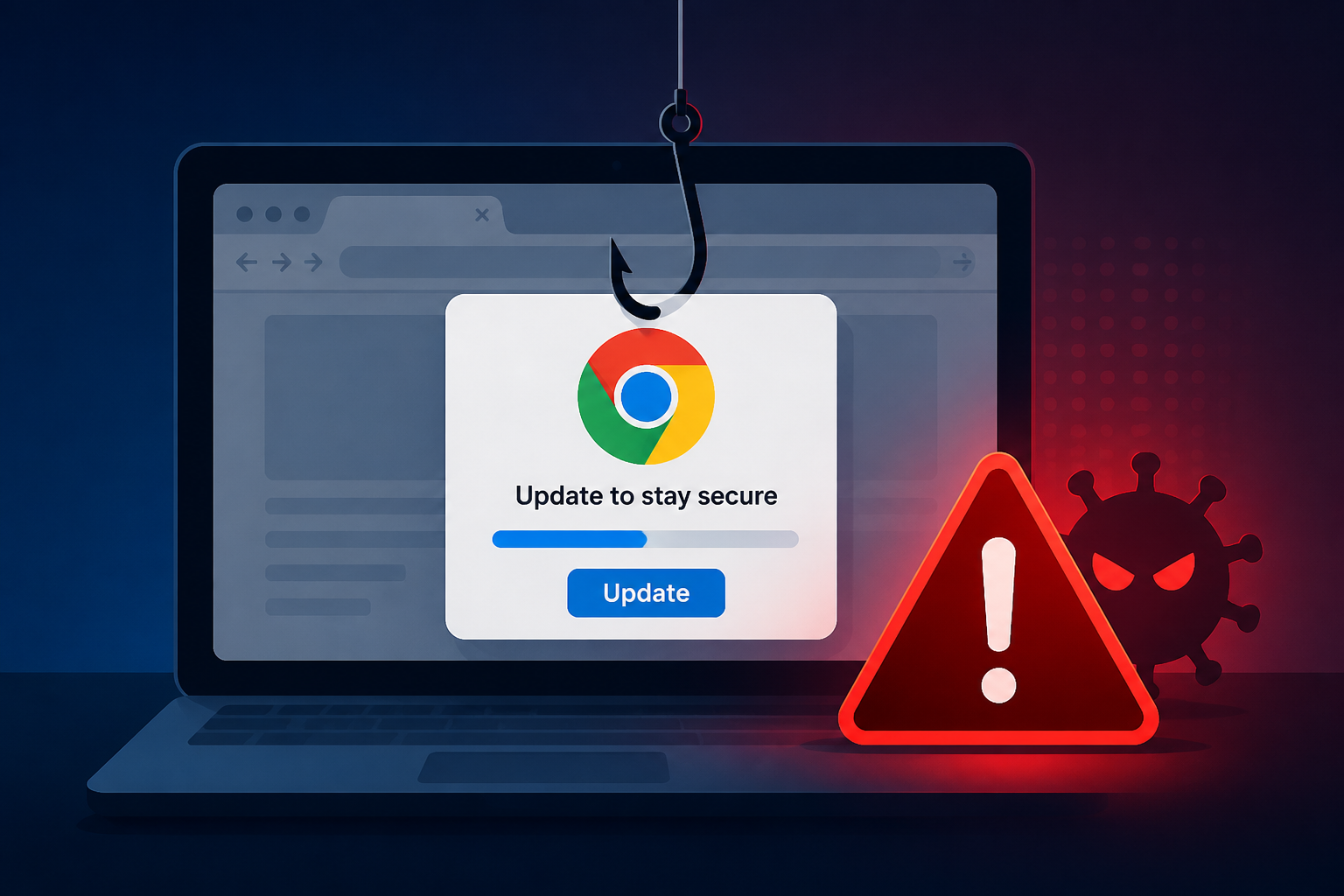 Fake Chrome update scam could infect your computer