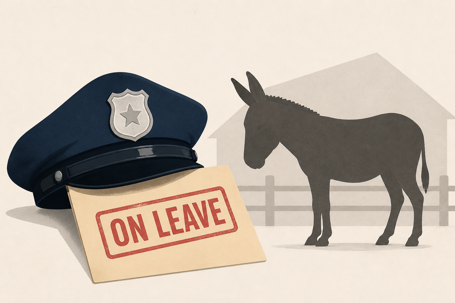 Georgia police officer put on leave after family’s pet donkey killed during search