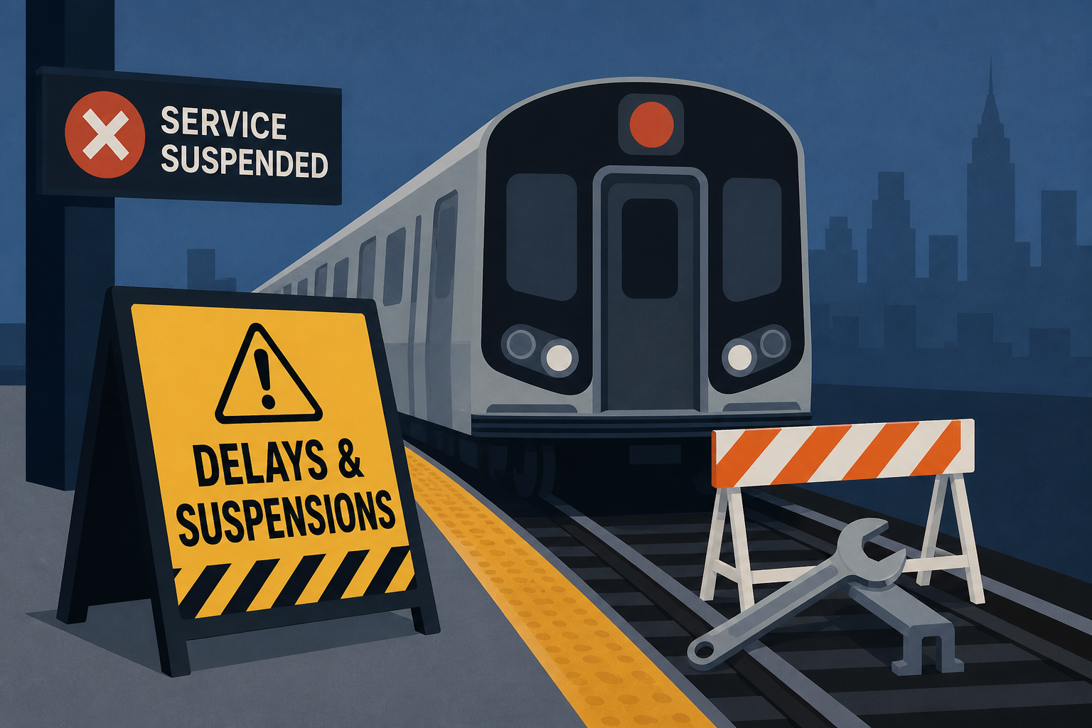 NYC subway delays, suspensions reported over track maintenance