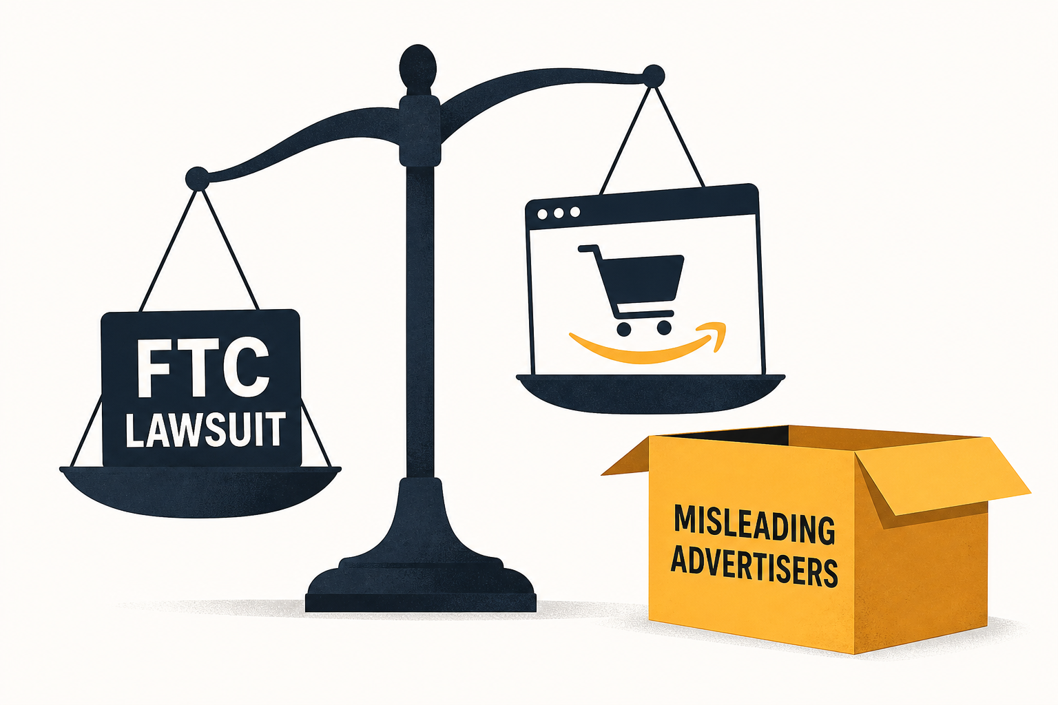 FTC sues Amazon, accusing the e-commerce giant of misleading advertisers