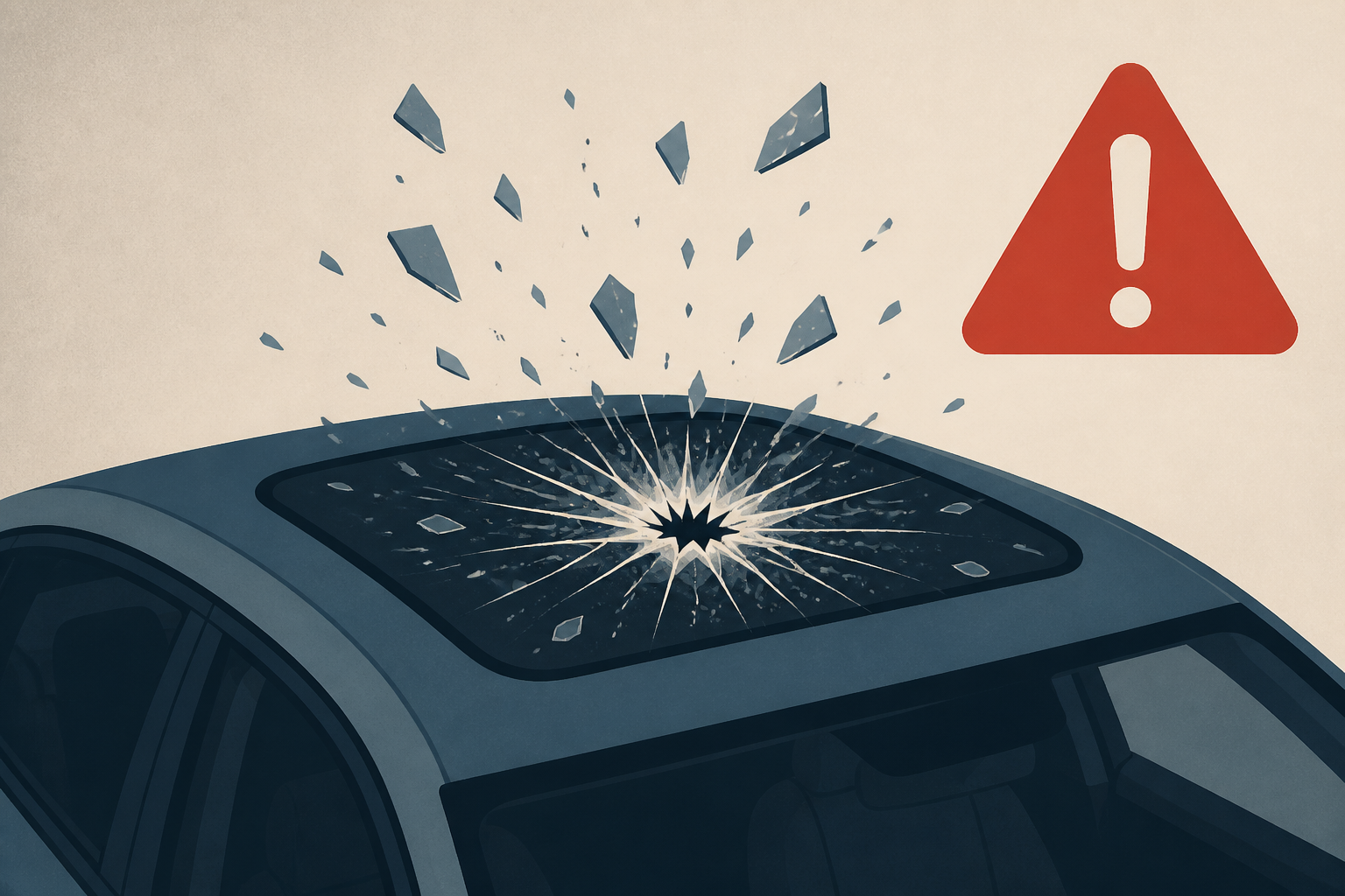 Car sunroofs are spontaneously exploding at alarming rate: ‘It sounded like a gunshot’