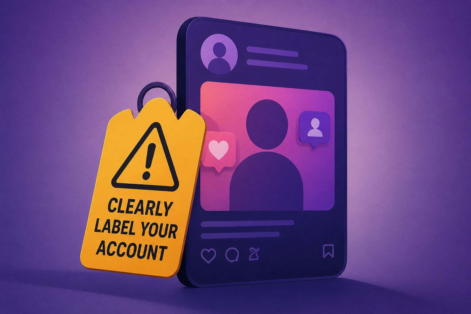 Generated Influencers If They Don't Clearly Label Their Account