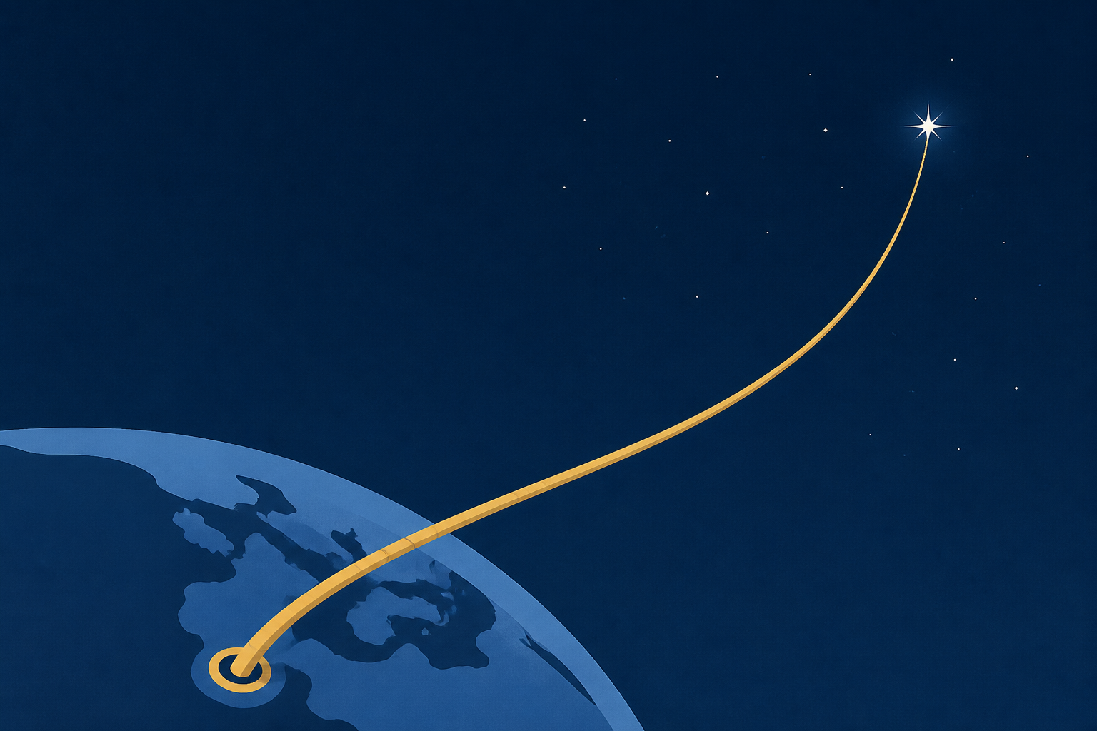 a 66,000-mile cable to the cosmos- closer than ever before as scientists make breakthrough