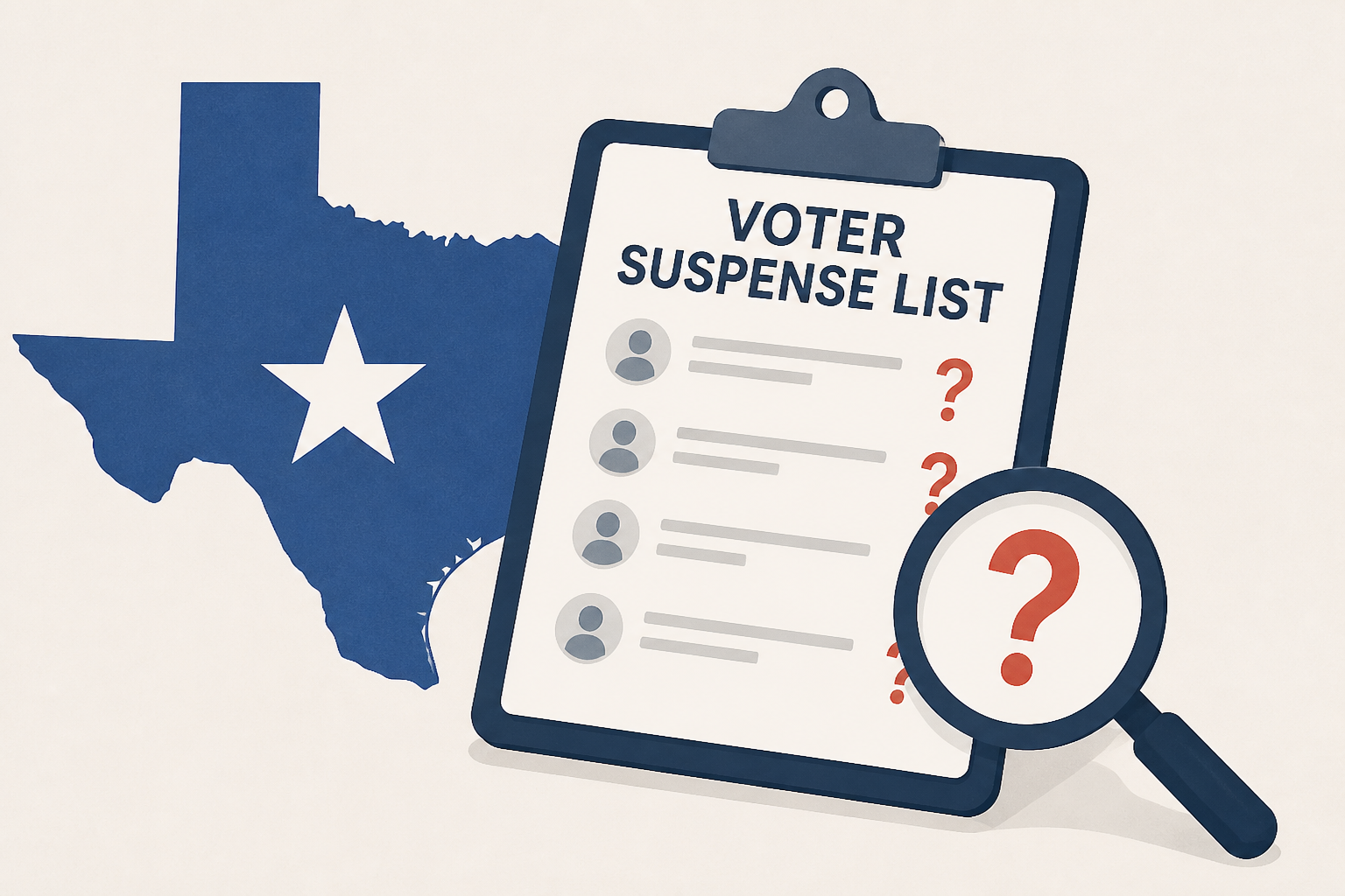 What the Texas voter suspense list is and how to know if you’re on it