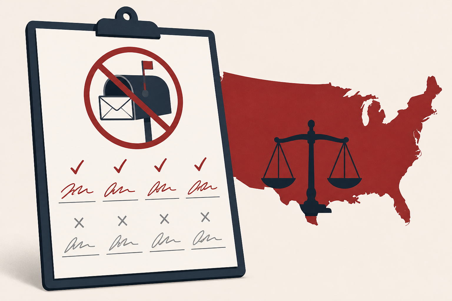 Less than half of Republican attorneys general sign on to defend Trump's anti-mail voting order in court