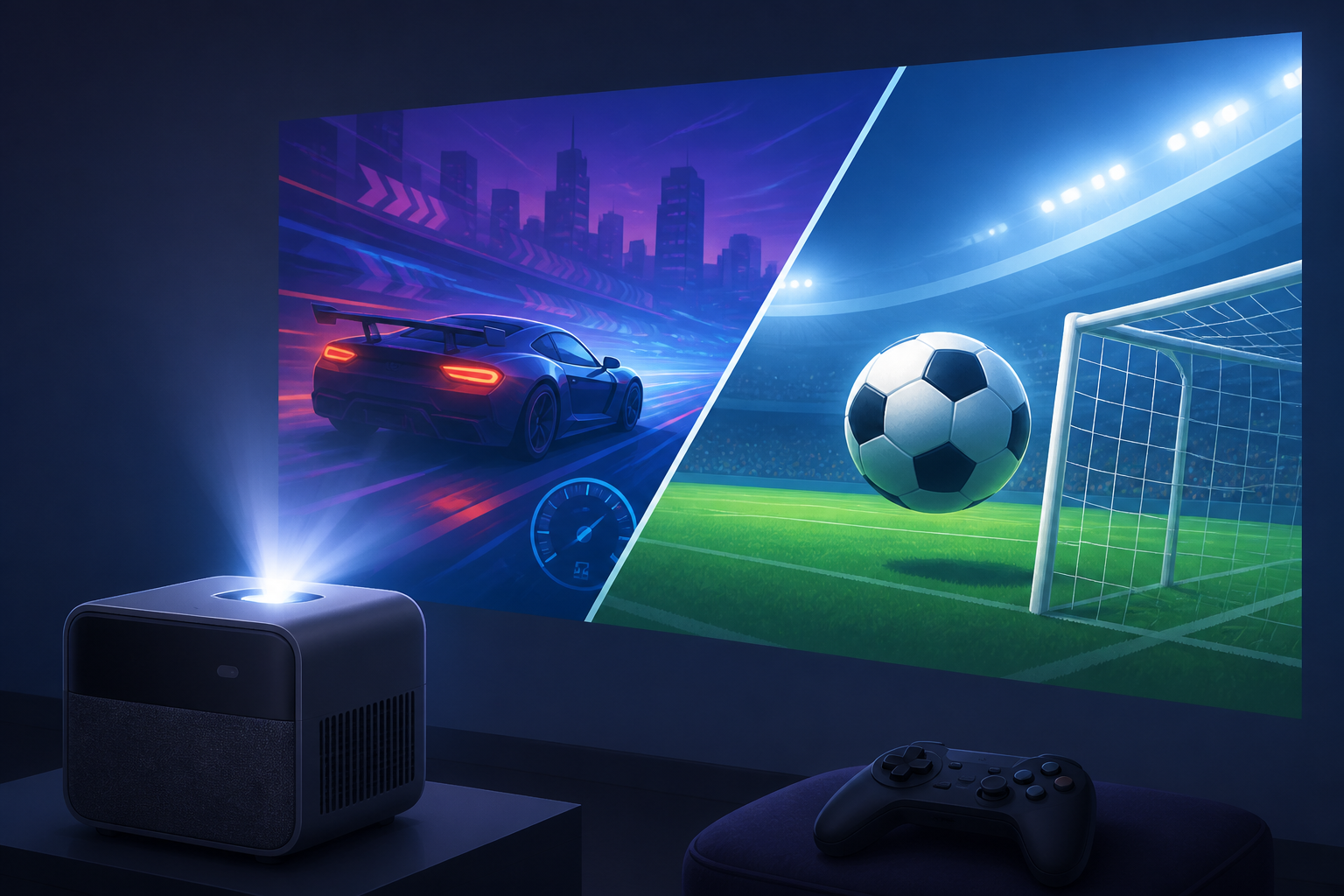 JMGO’s very bright all-in-one projector looks ideal for gamers and sports