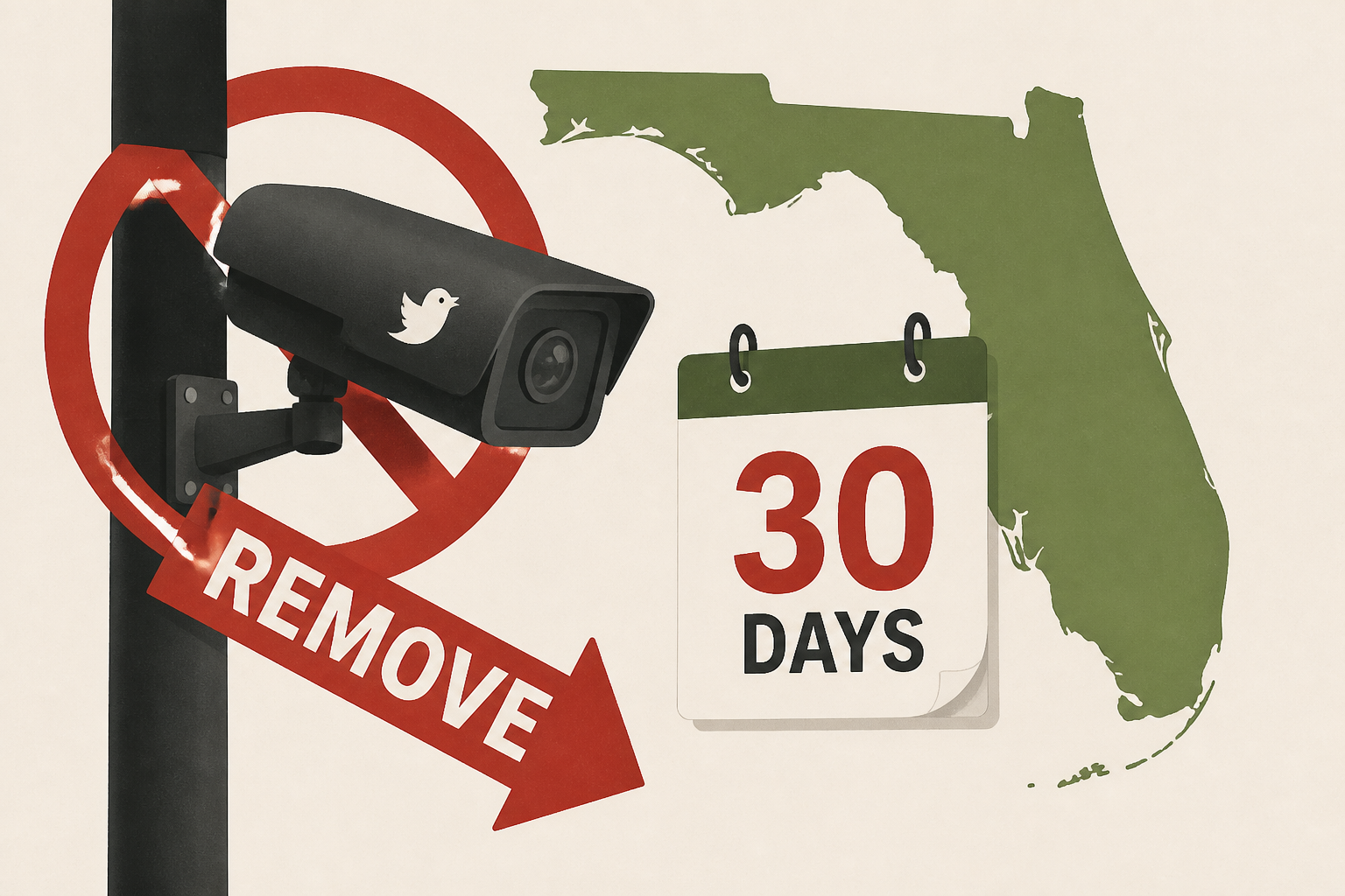 Flock cameras must be pulled from Florida state roads within 30 days, DeSantis orders