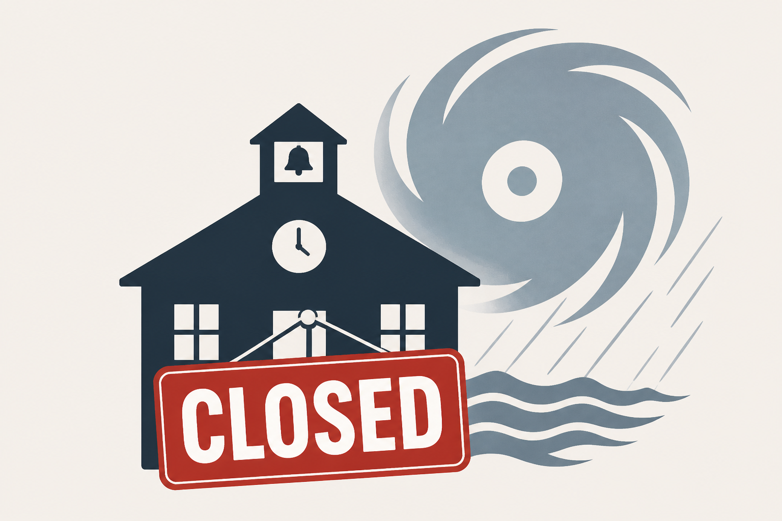 area school districts closed Tuesday for tropical weather