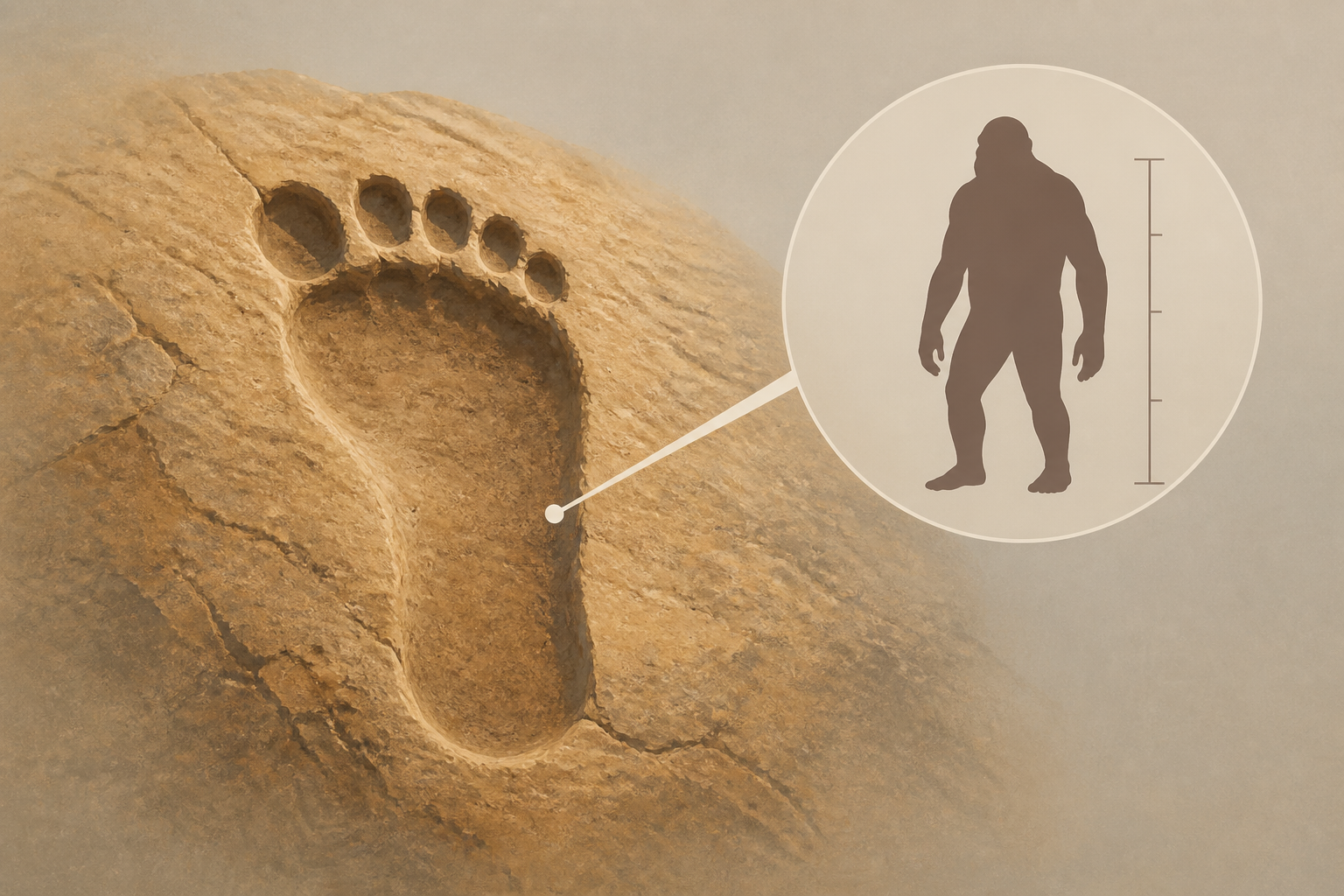 1.4-million-year-old footprints reveal a surprisingly large human relative