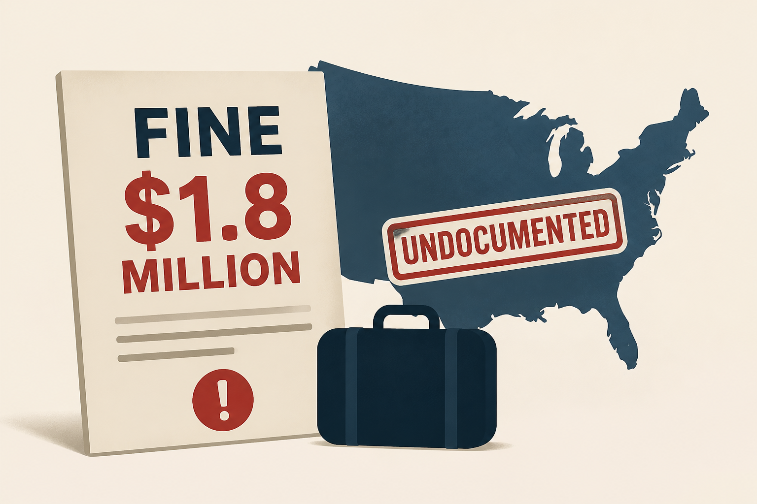 Man fined $1.8 million by DHS for living in the US undocumented