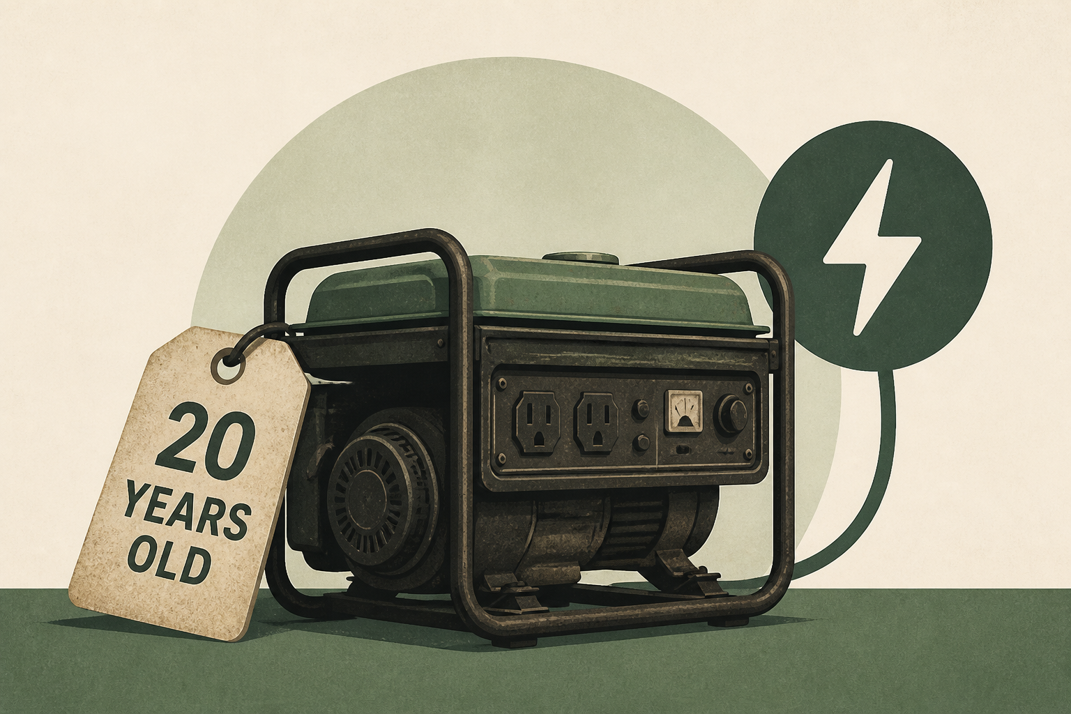 Family tries to scrap grandparents' generator, gets told the 20-year-old unit may still run