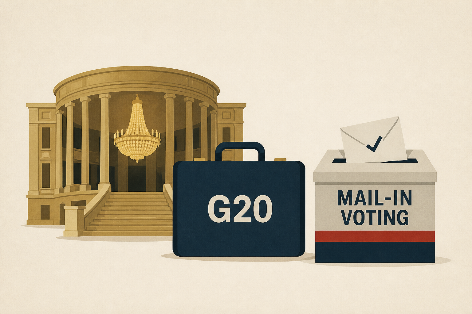 Trump's ballroom; Dan Driscoll; G20; Mail-in voting : NPR