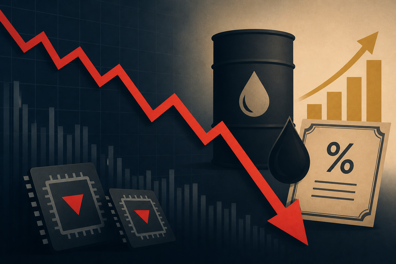 Stock Market Today: Dow Falls As Oil Prices, Treasury Yields Jump; Nvidia, Micron Slide