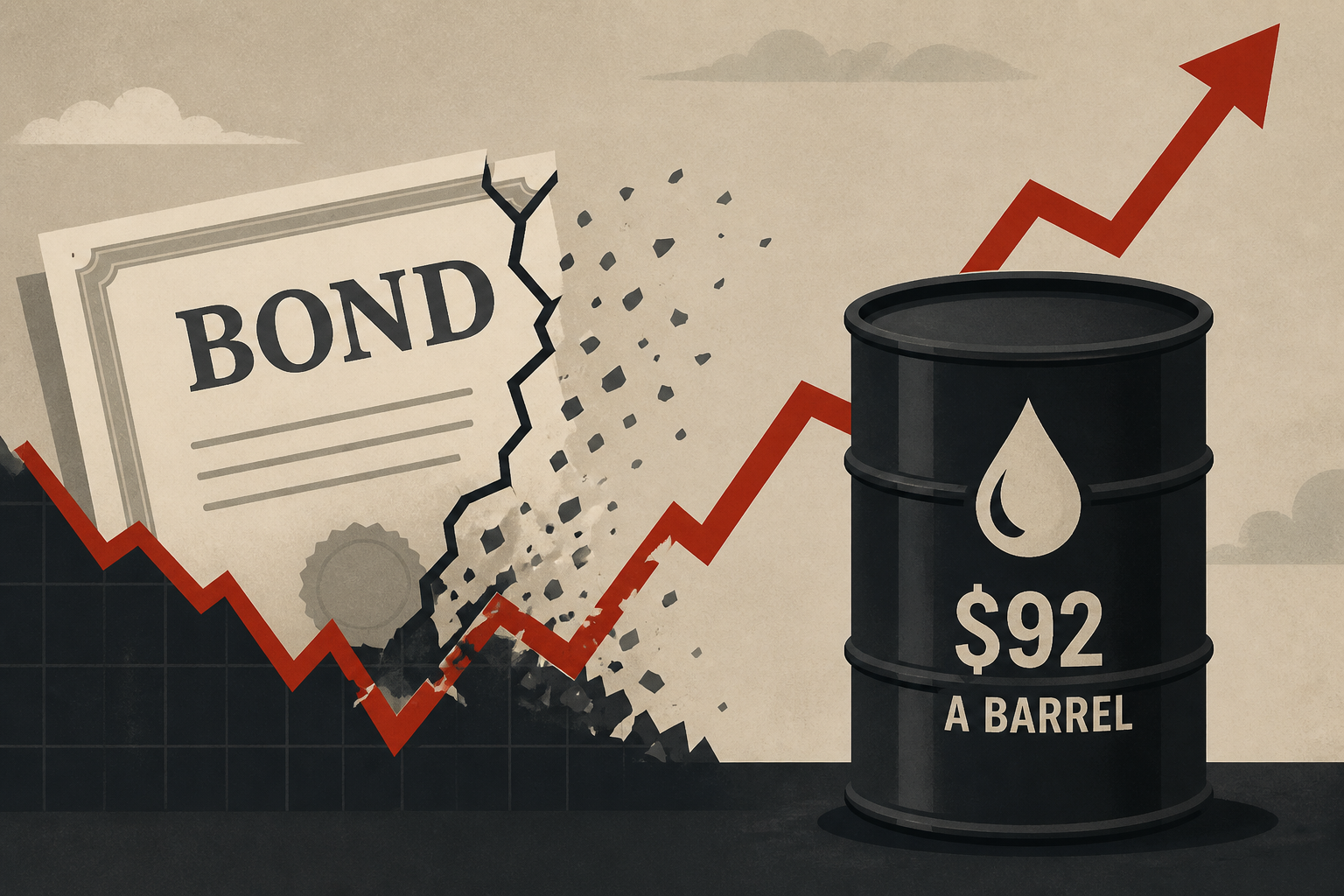 Bond market in open revolt as Trump declines Iranian peace deal and oil hits $92 a barrel