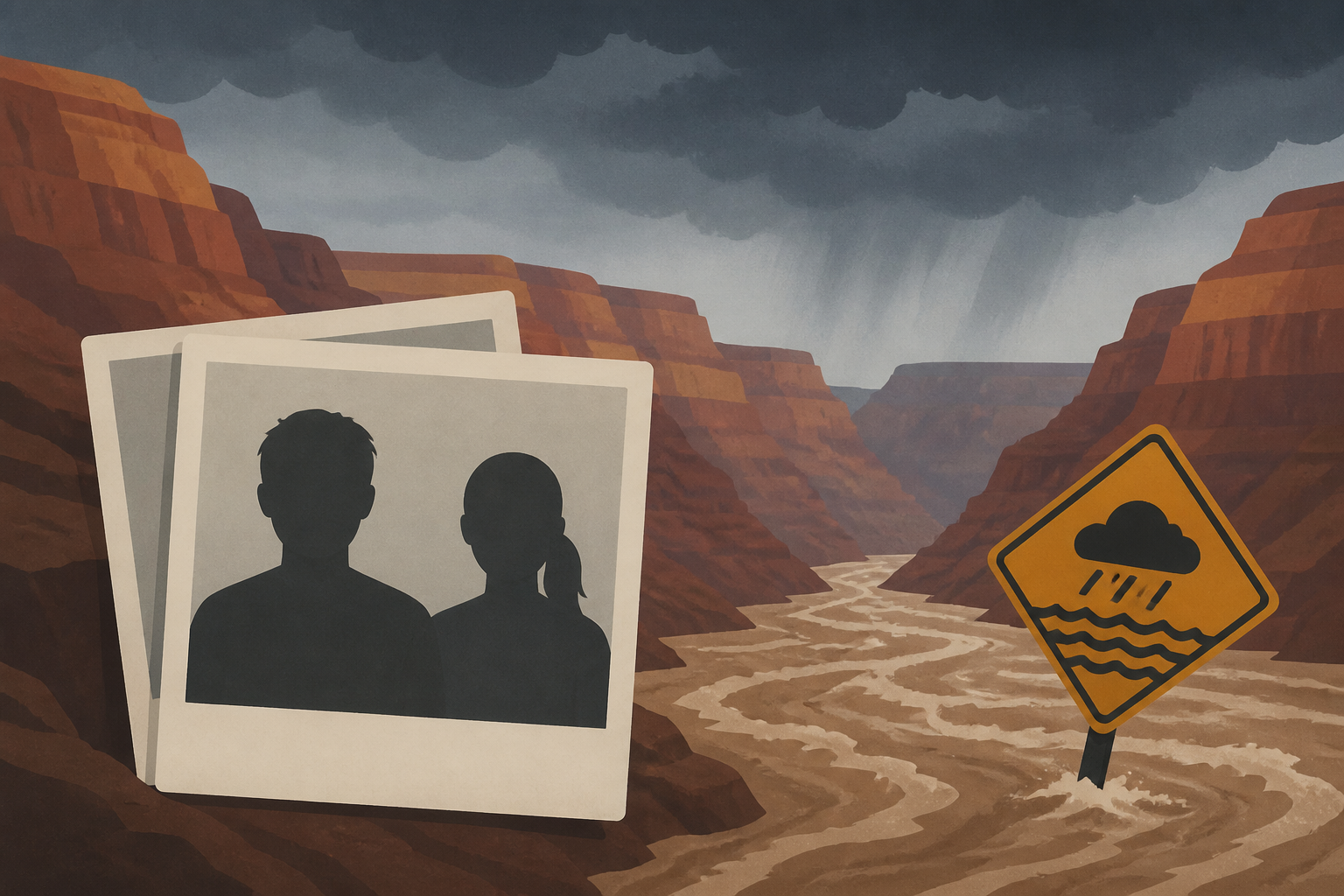 Photos show 2 Grand Canyon flash flood victims before deadly incident