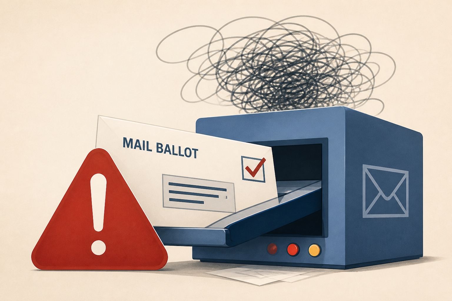 Whistleblower warns Postal Service's new mail ballot system has "potentially catastrophic problems"