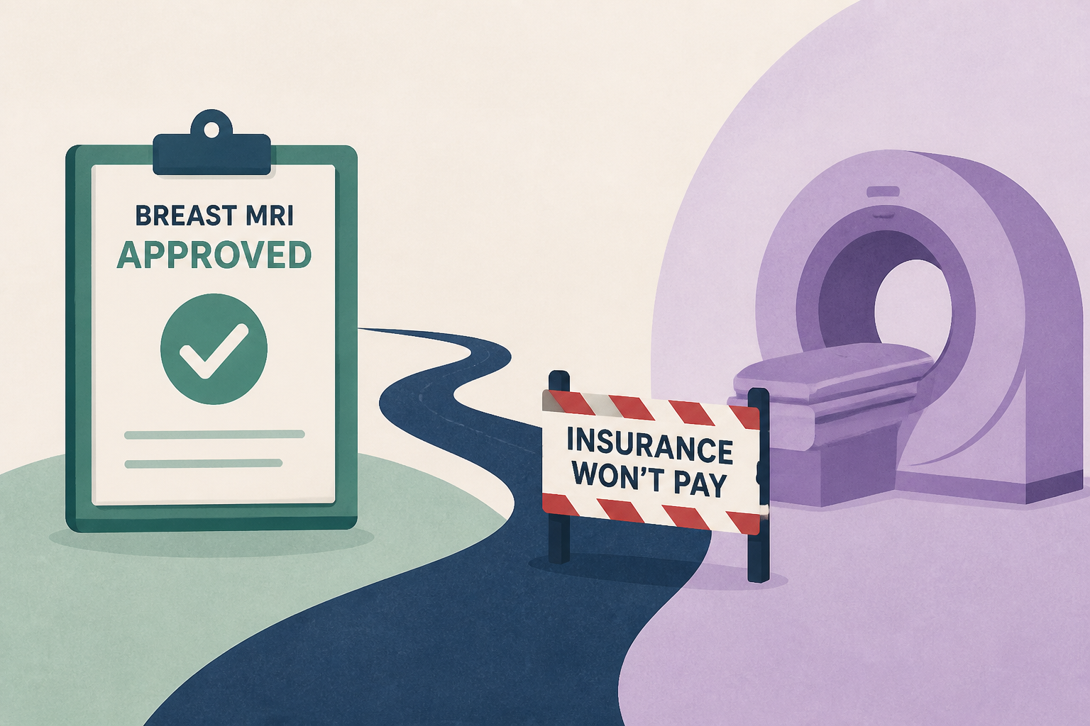 Her breast MRI was approved, but that didn’t mean her insurance would pay