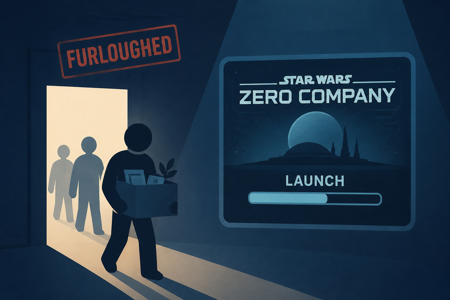 Bit Reactor furloughed "many of its workers" in the weeks before Star Wars Zero Company's launch