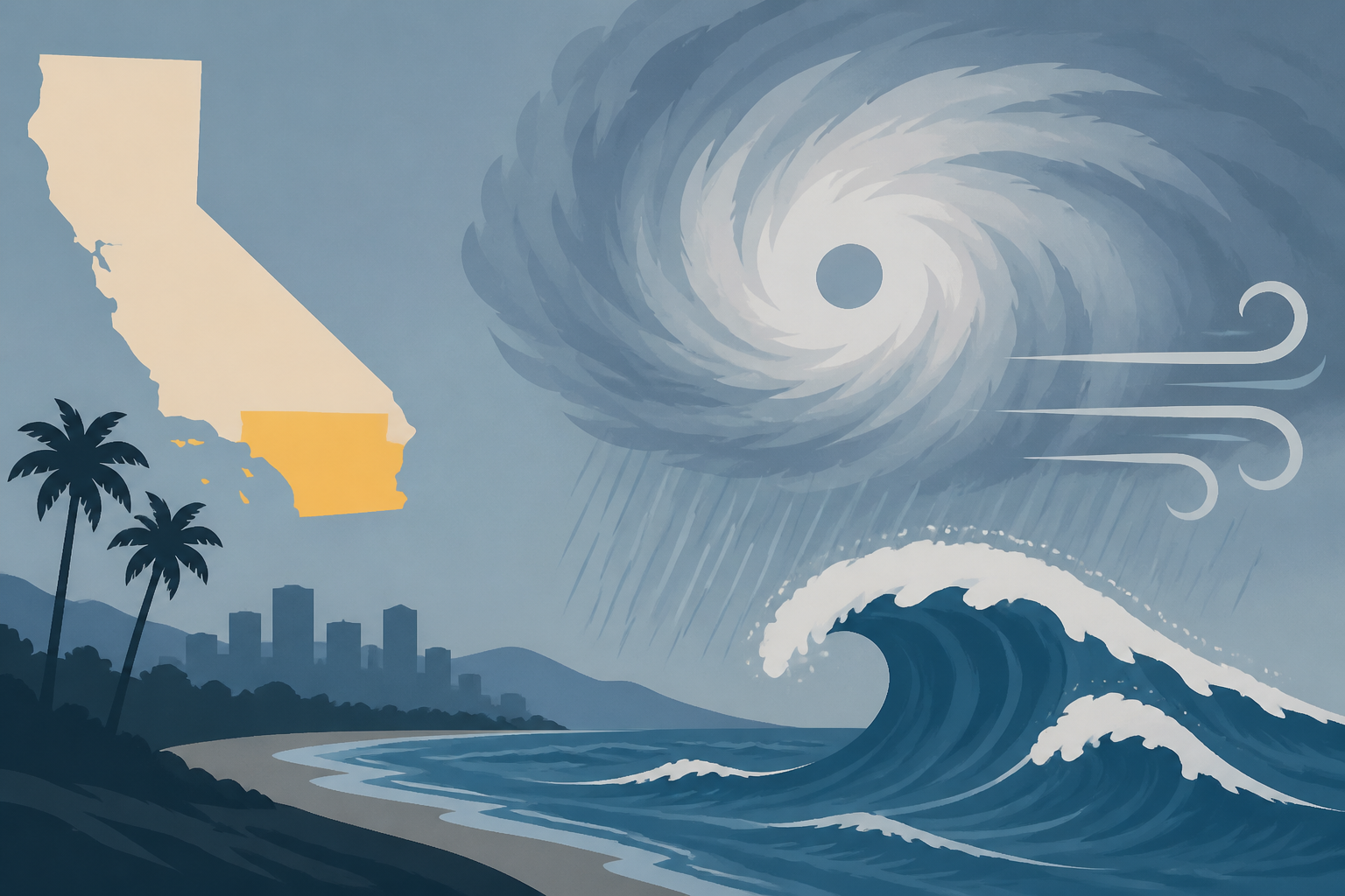 Tropical Storm Marie could bring rain, wind, high surf to SoCal over Labor Day weekend