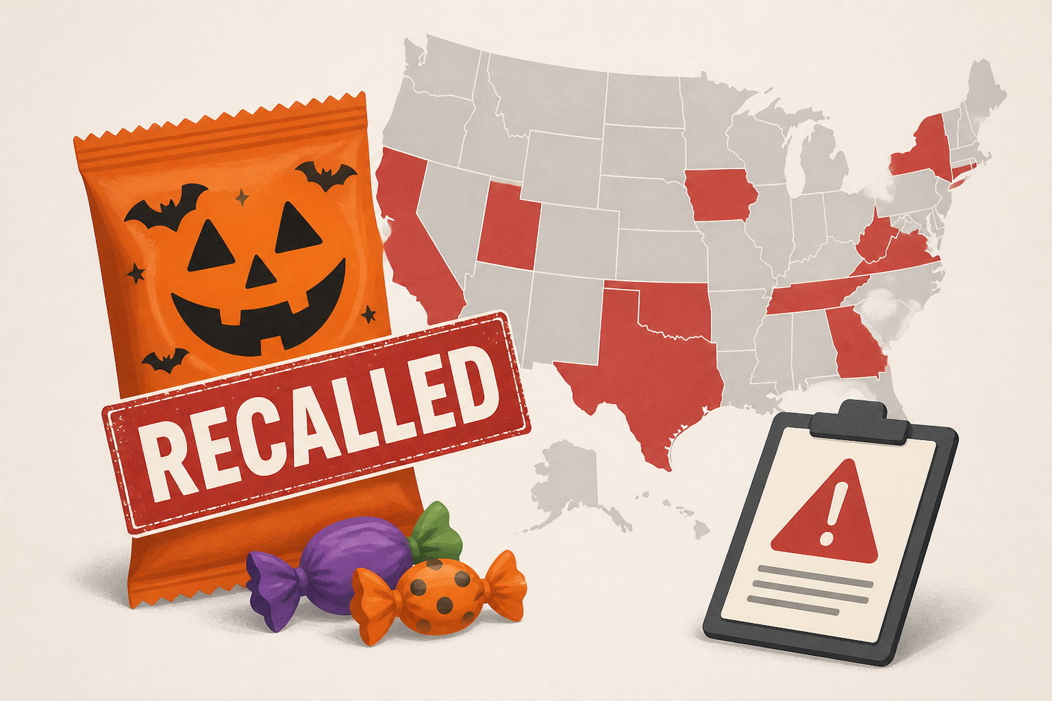 Halloween Candy Sold at TJ Maxx, Marshalls Recalled in 13 States: Map