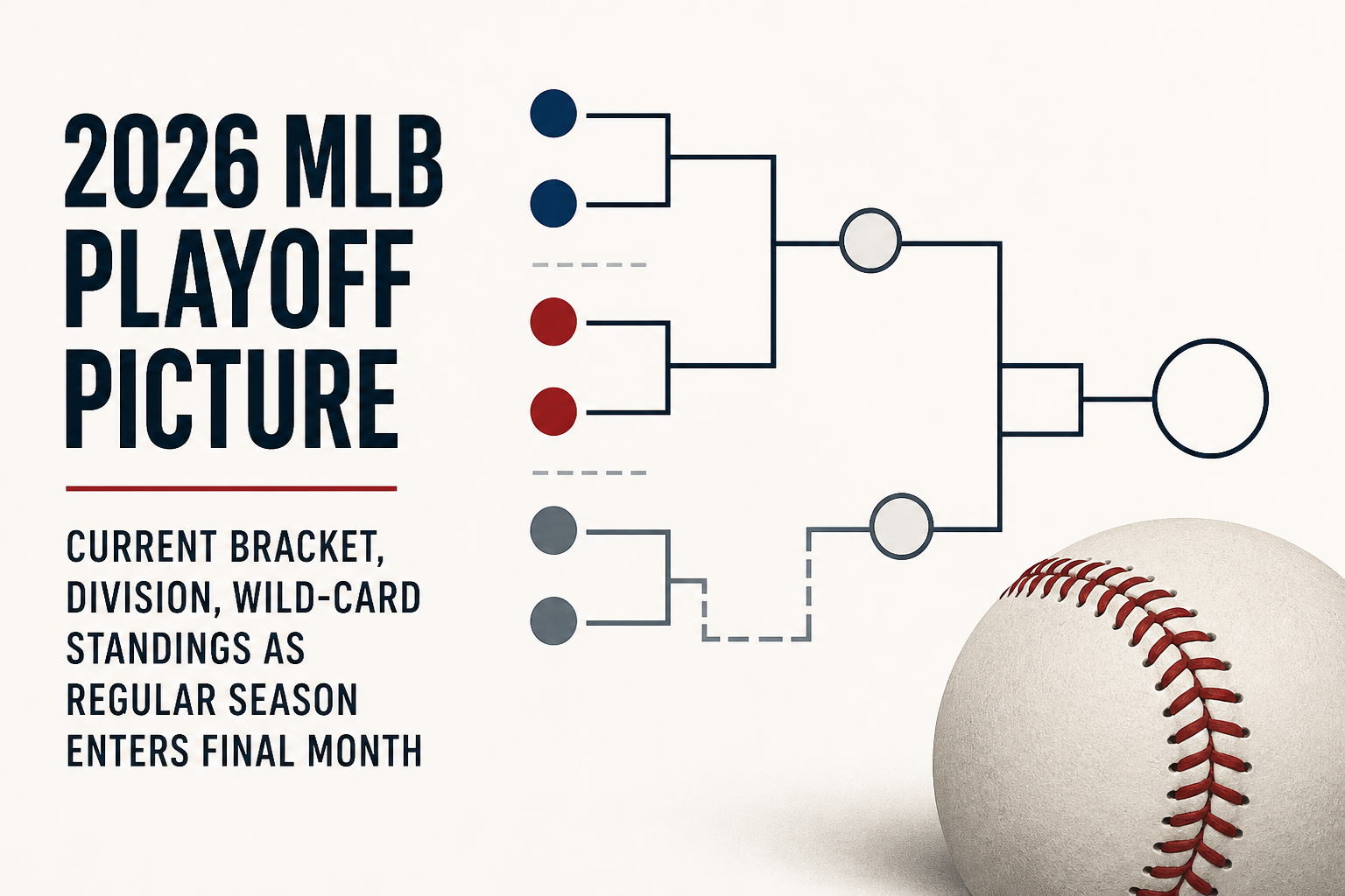 2026 MLB playoff picture: Current bracket, division, wild-card standings as regular season enters final month