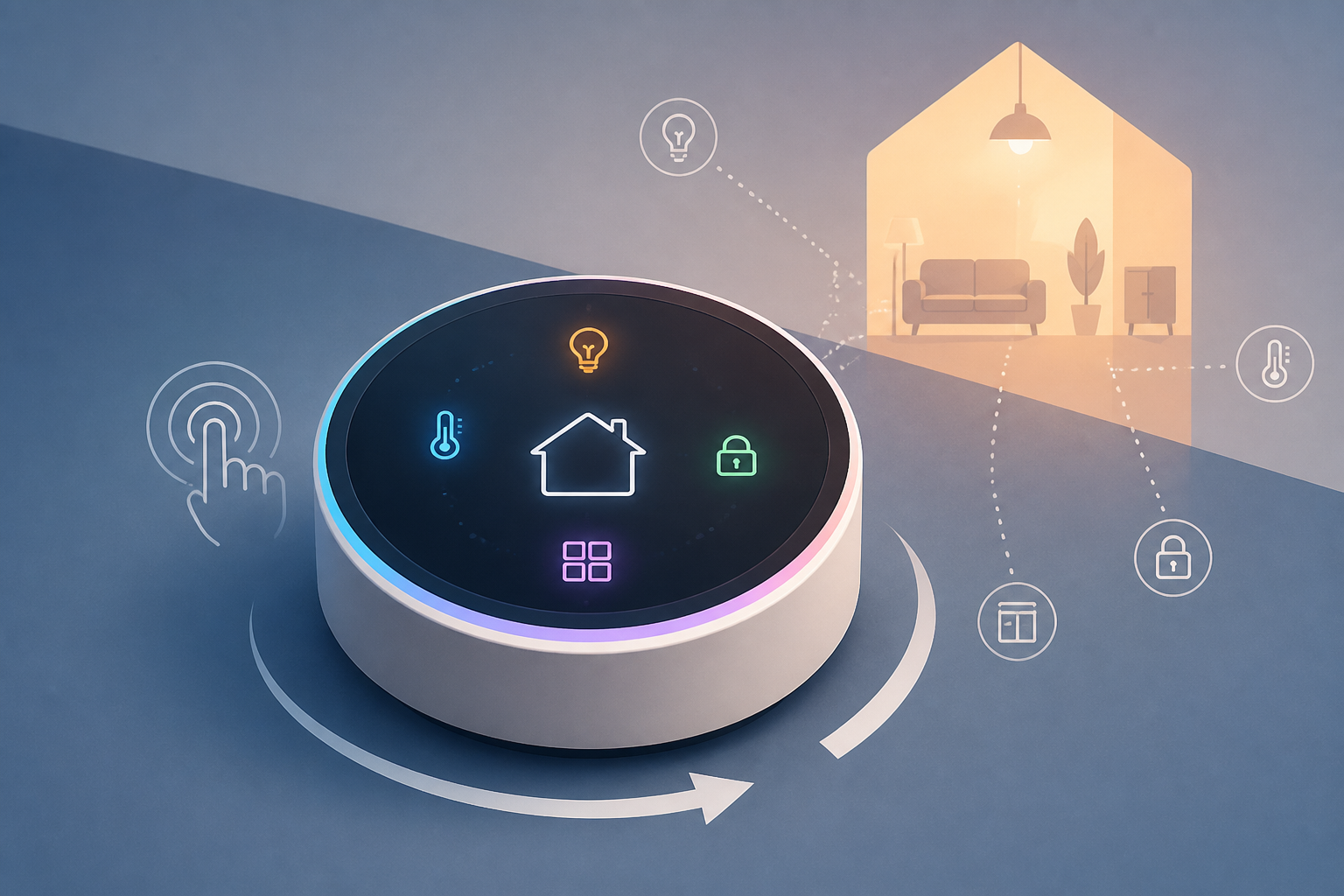 The Homey Portal is a $299 tap-and-twist smart home controller