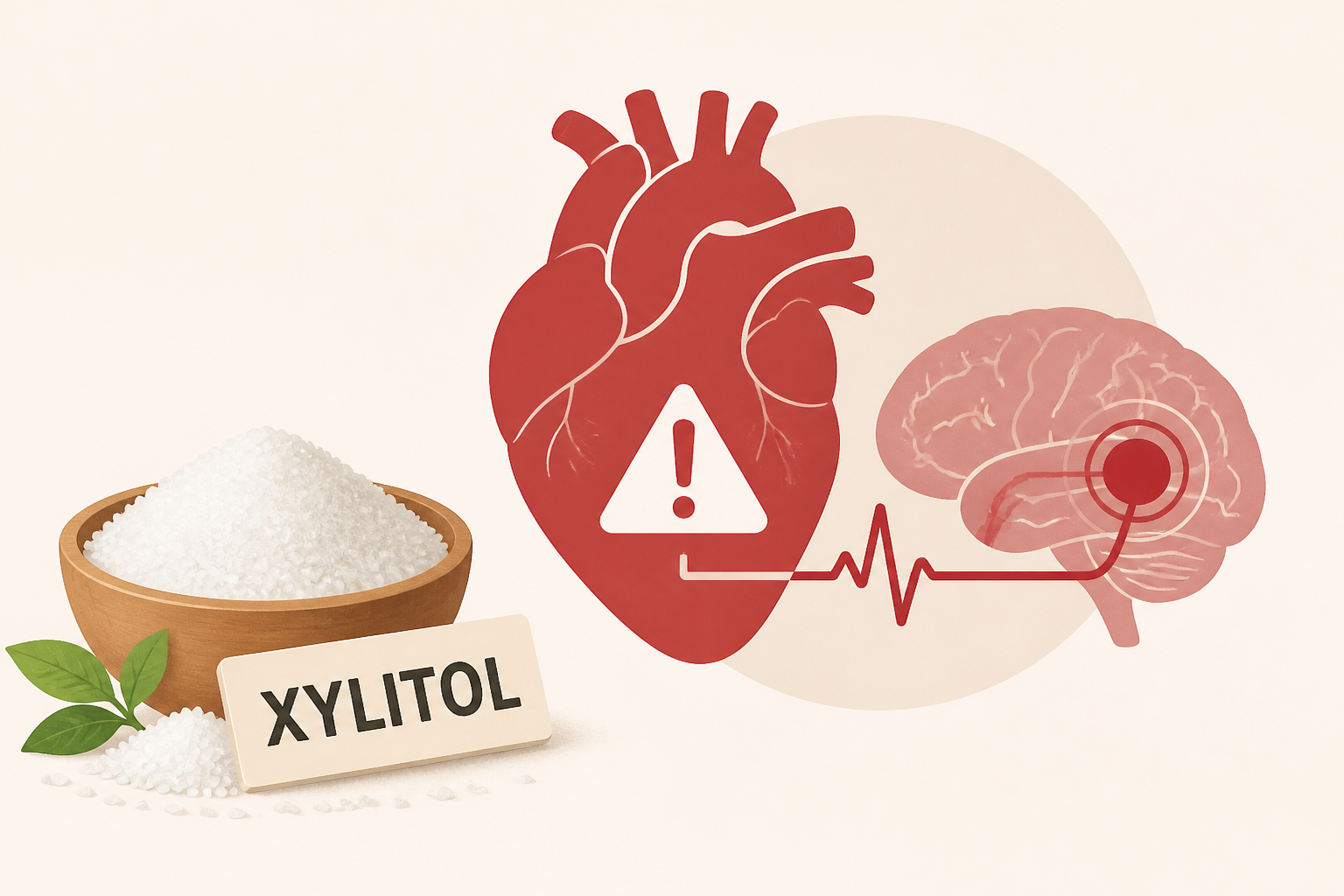 Sweetener xylitol may raise risk of heart attack, stroke