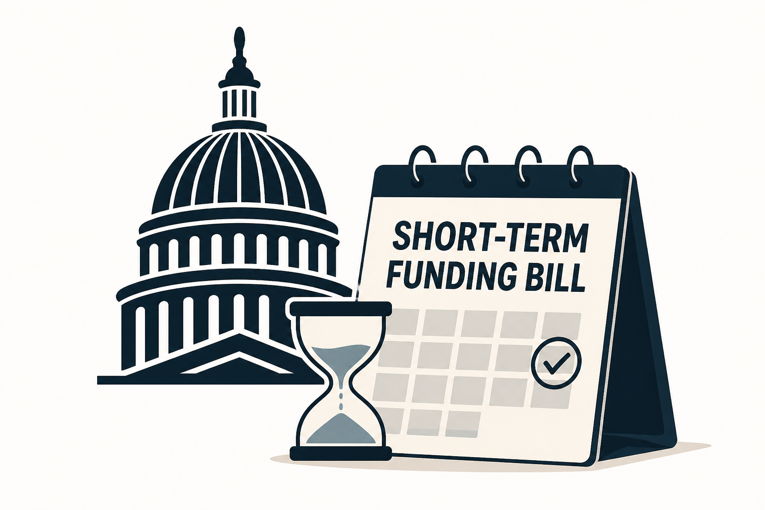 House passes short-term funding bill to prevent a shutdown before the election