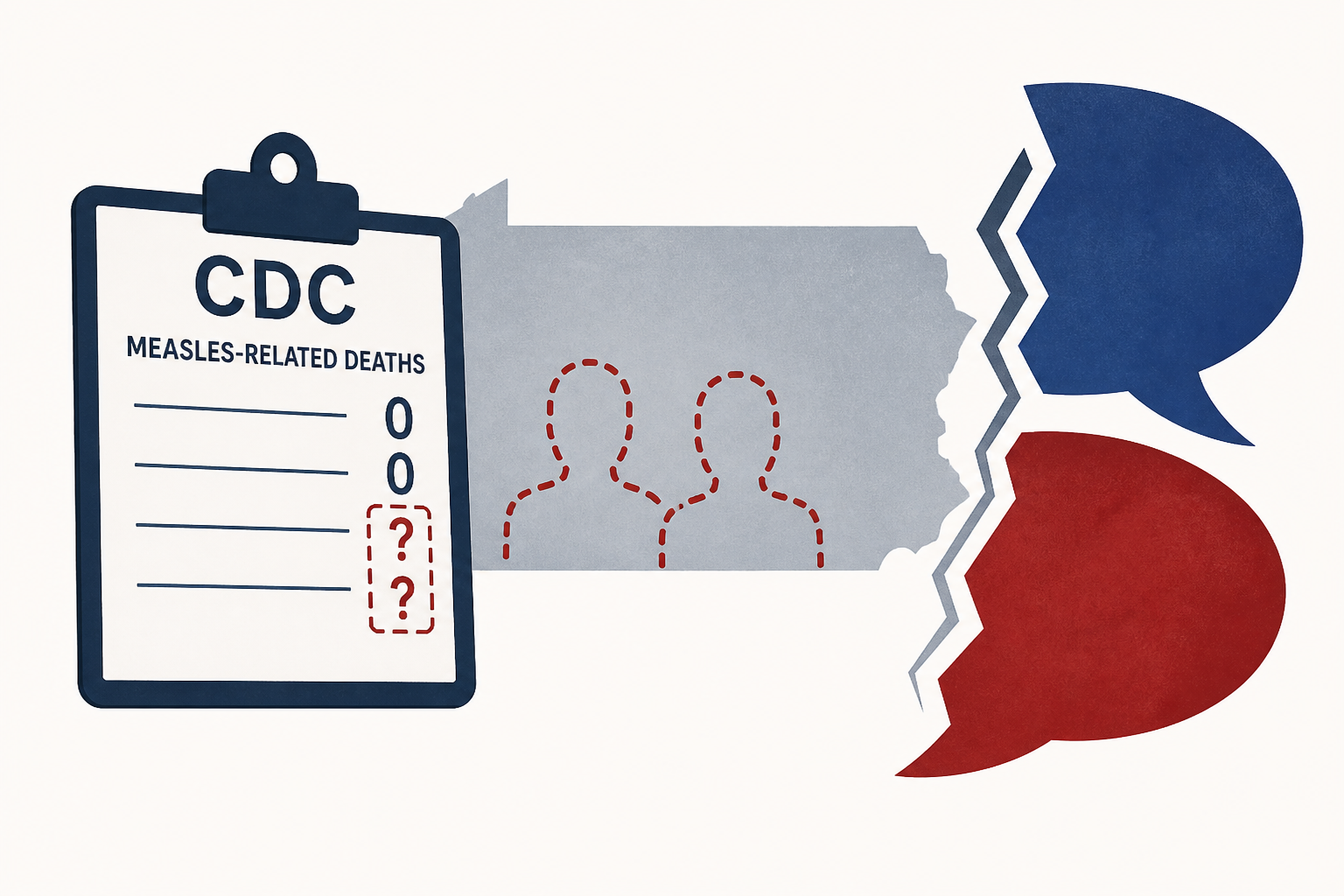 CDC isn’t counting 2 measles-related deaths in Pennsylvania, escalating a partisan feud