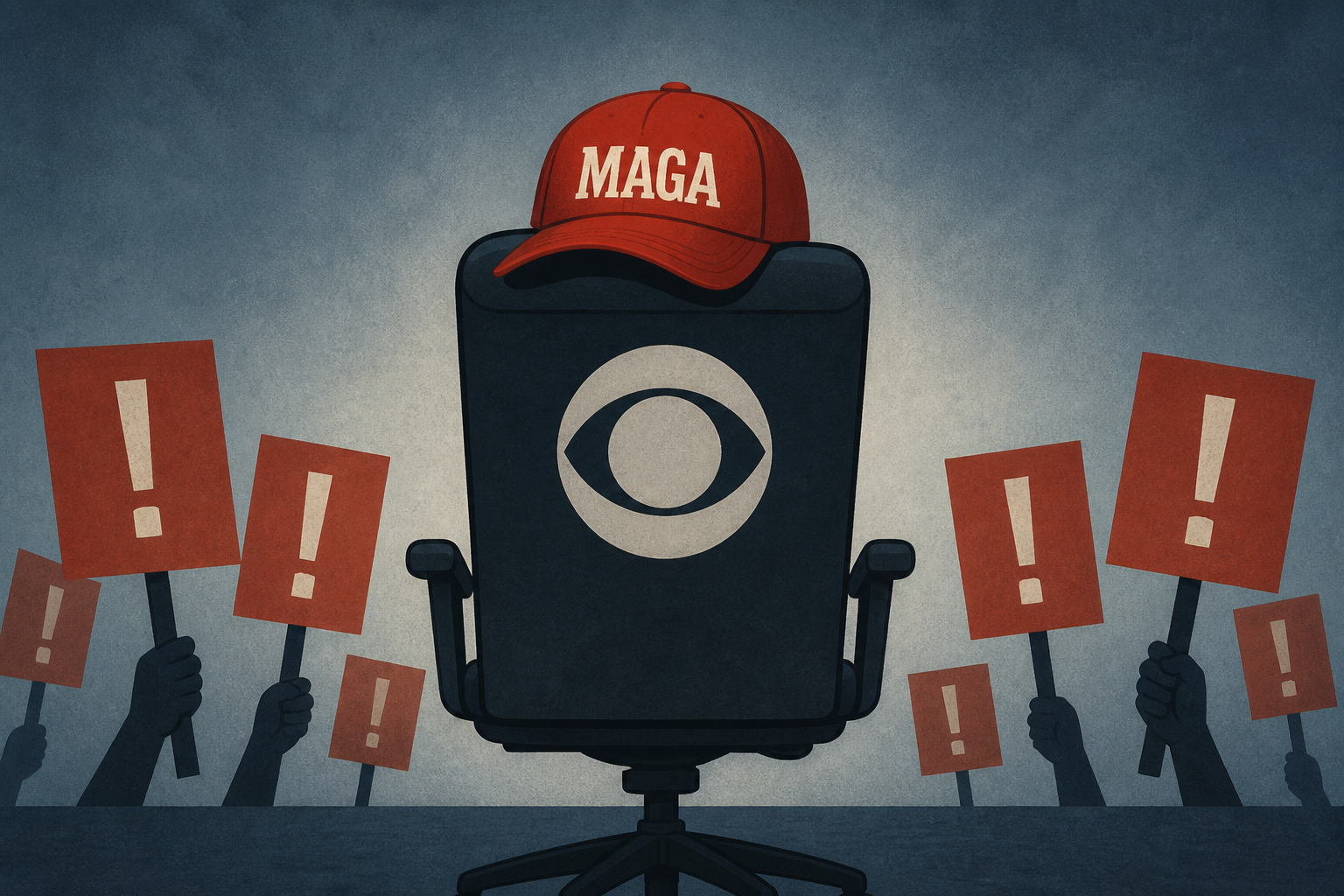 MAGA-Curious CBS Boss Hit With Furious Staff Backlash