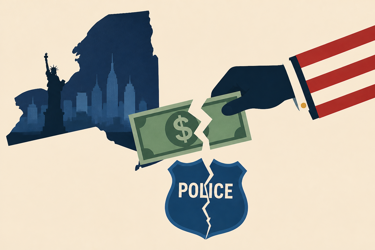 New York Gov Hochul accuses President Trump of 'defunding the police'