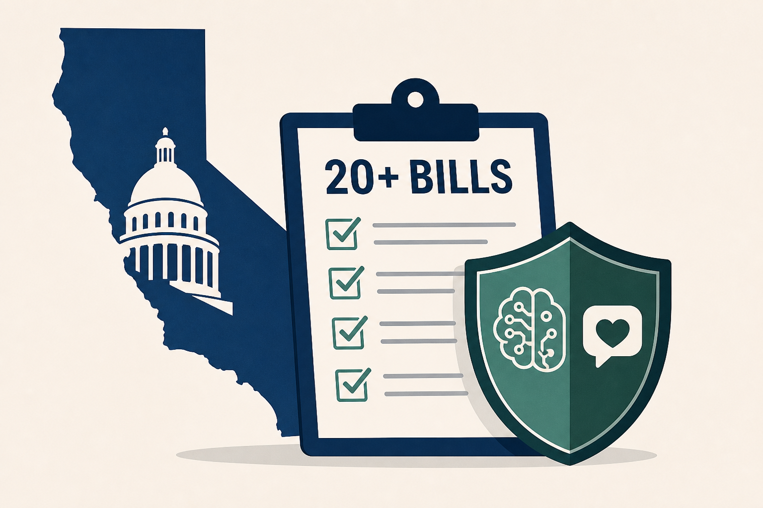 California Democrats pass more than 20 bills to curtail AI and social media