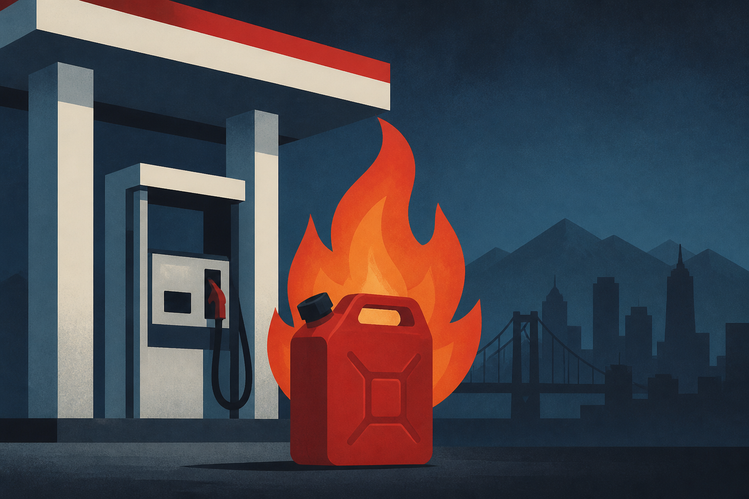 Man accused of trying to start fire at Vancouver gas station