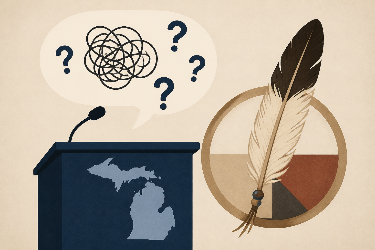 Michigan Dems' woke 'land acknowledgment' goes awry as speaker flubs tribe names
