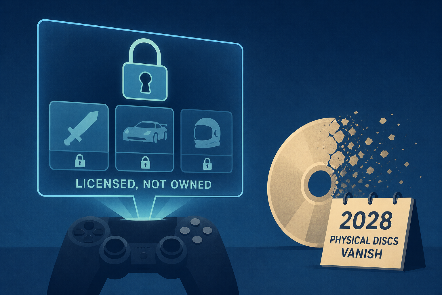 Sony Tells Court Reasonable PlayStation Buyers Already Knew They Never Really Owned Digital Games, as Physical Discs Vanish in 2028