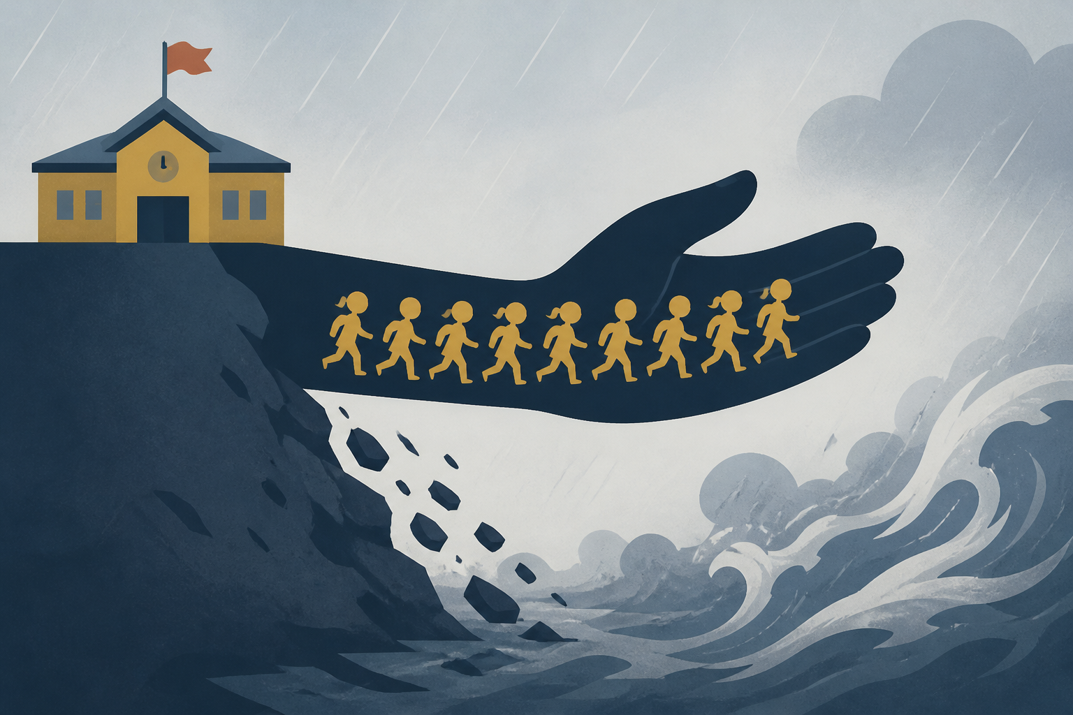 Principal saved 900 children before his school was washed away in Nepal