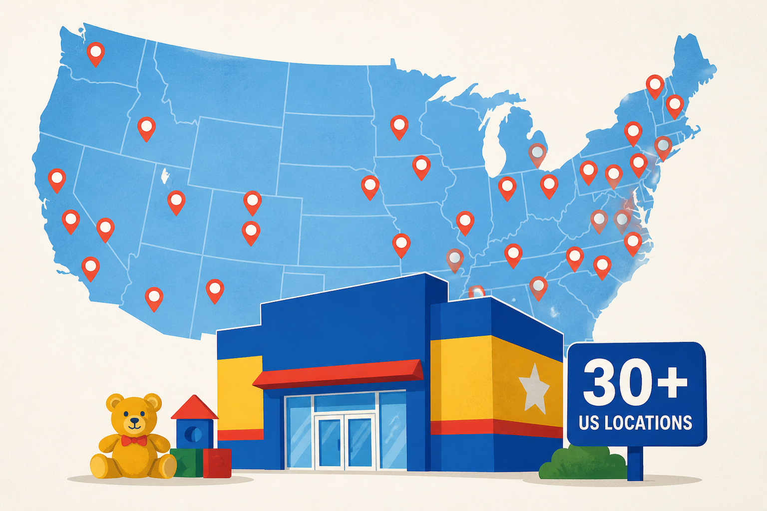 Toys R Us expands brick-and-mortar comeback to over 30 US locations