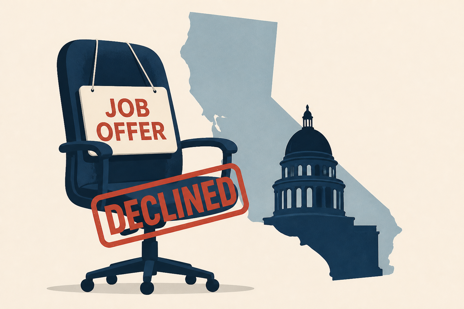 Convicted MAGA election denier declines job in California amid pressure from Newsom