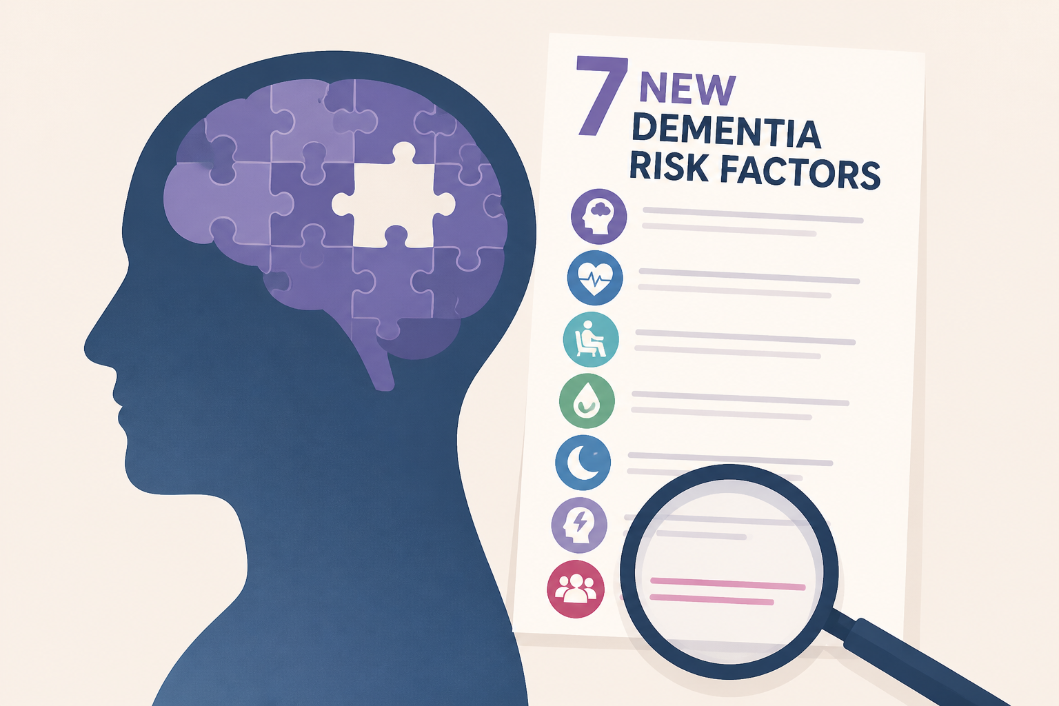 7 new dementia risk factors revealed - including one millions struggle with
