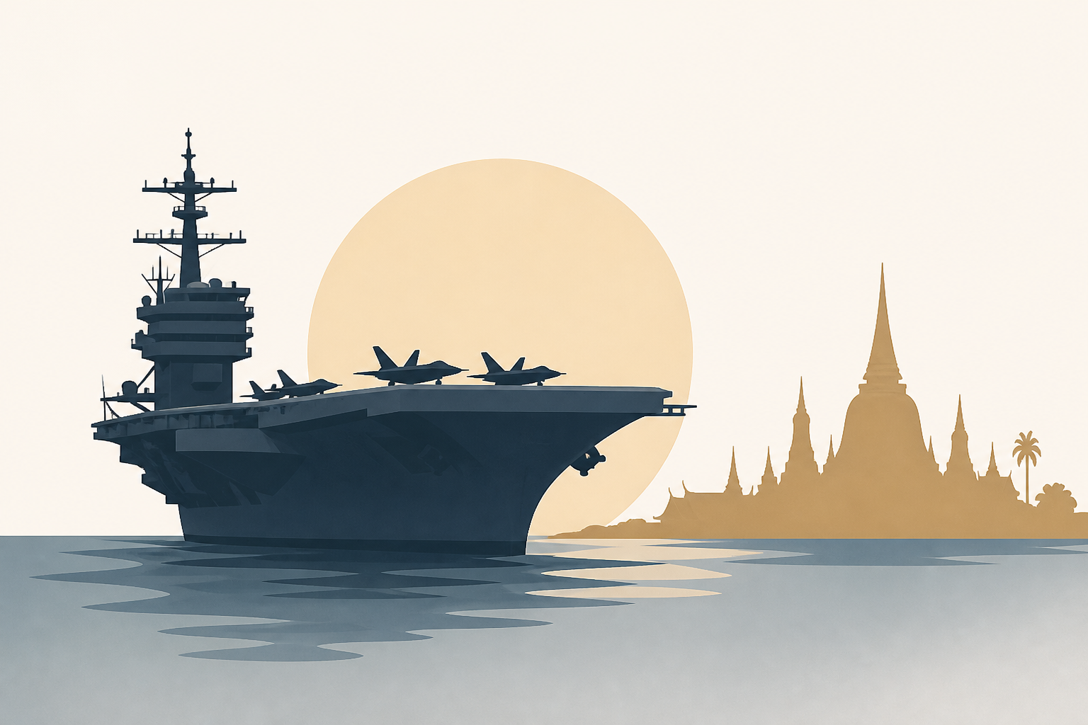 Aircraft carrier USS Abraham Lincoln arrives in Thailand after months of combat in Middle East