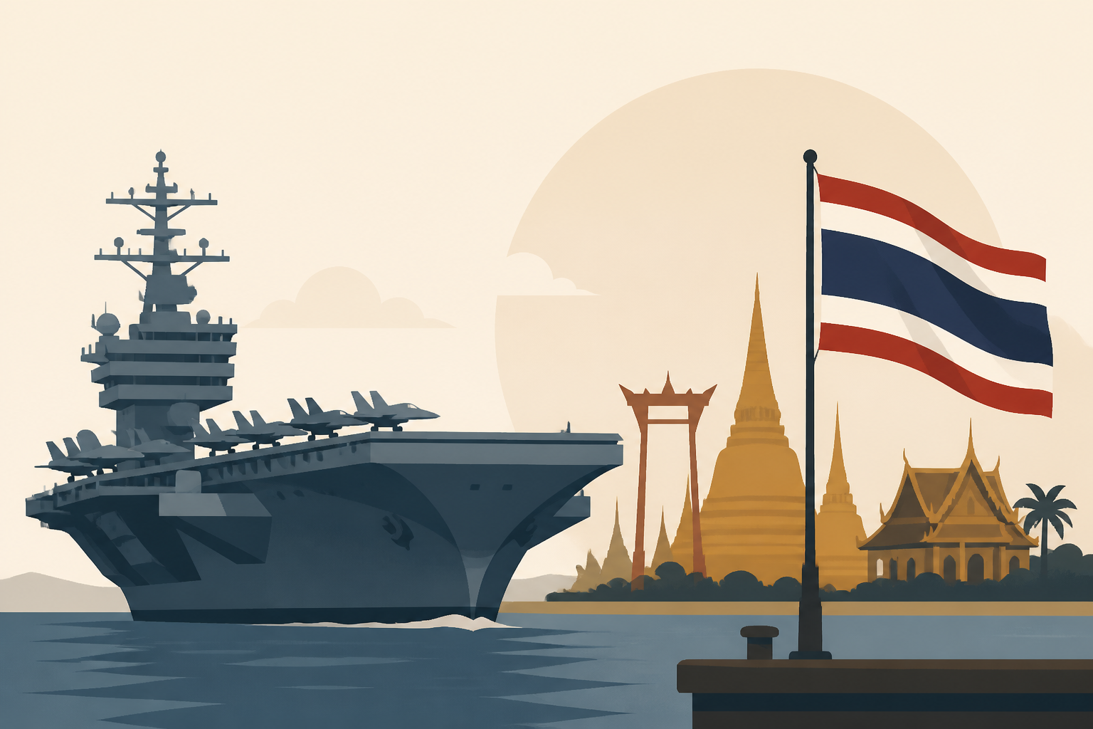 USS Abraham Lincoln arrives in Thailand after extended Iran deployment