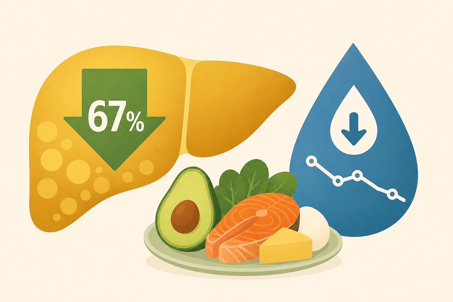 Keto diet cuts liver fat by 67% and improves blood sugar, study finds