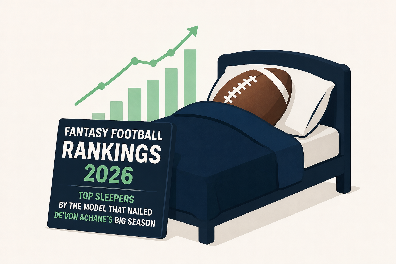 Fantasy football rankings 2026: Top sleepers by the model that nailed De'Von Achane's big season