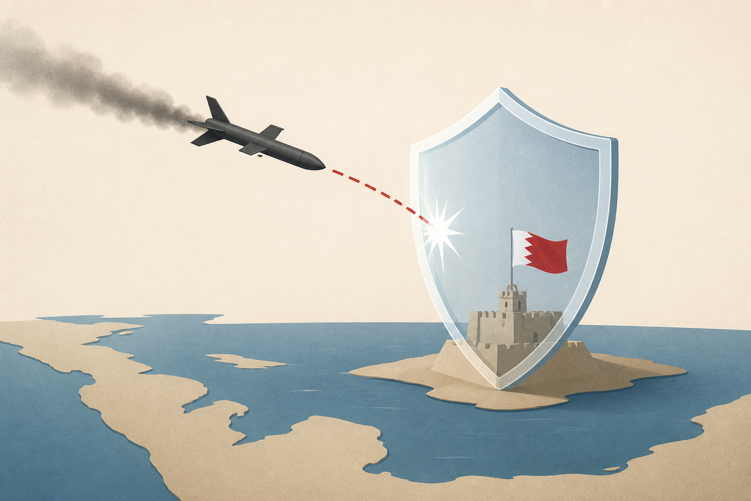 Iran targets US allies in Gulf as Bahrain intercepts attack