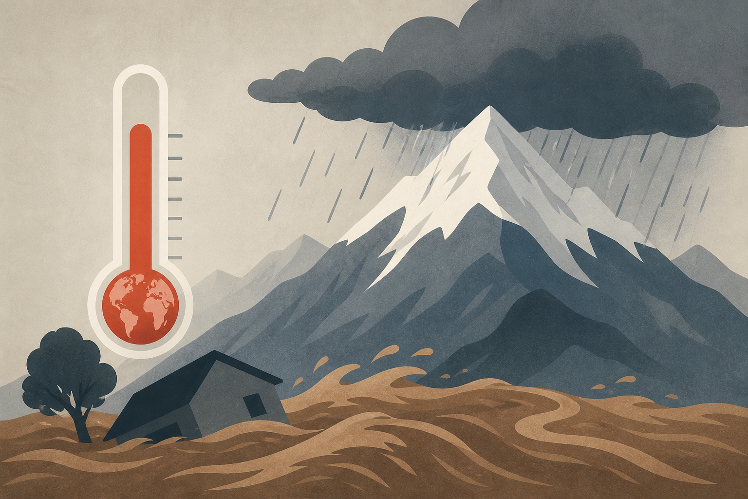 Nepal floods came as climate change brings more disasters to the Himalayas