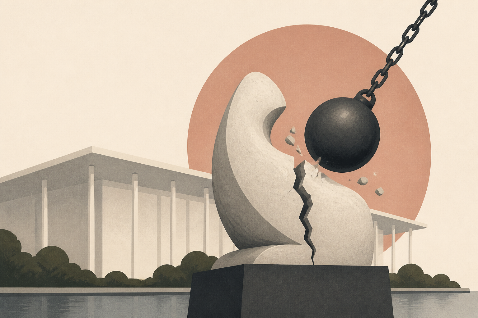 Trump Sparks Fury With Plans to Tear Down Beloved Sculpture From Kennedy Center