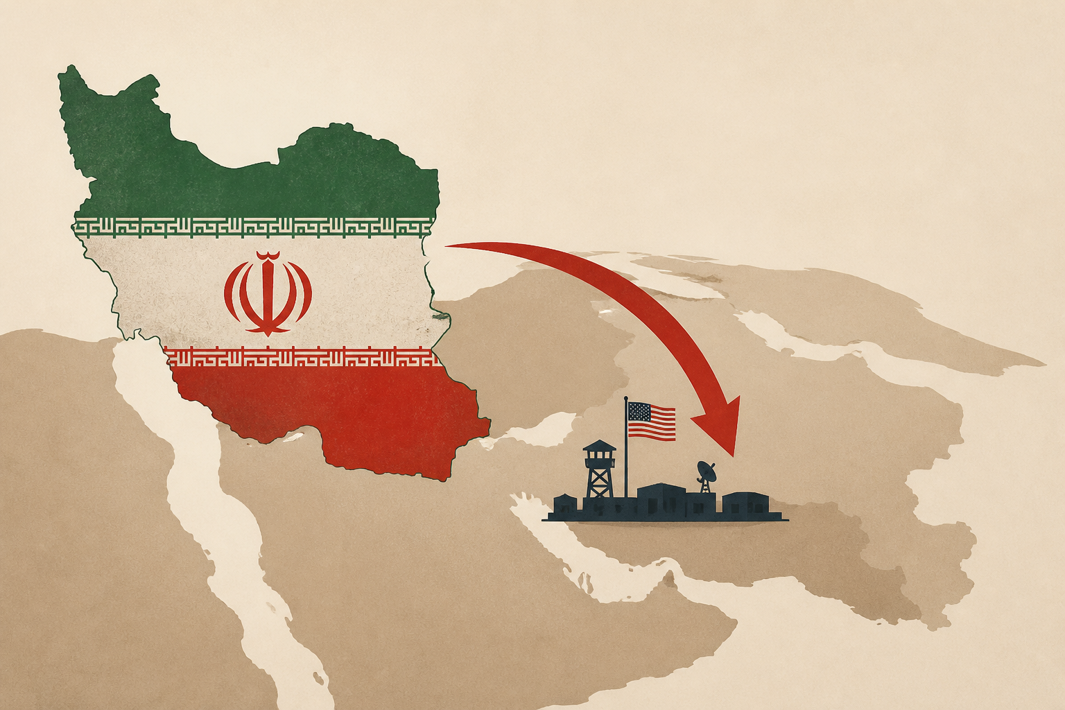 Iran attacks American bases in Middle East as it accuses US of ‘war crime’ over wedding strike - Middle East crisis live