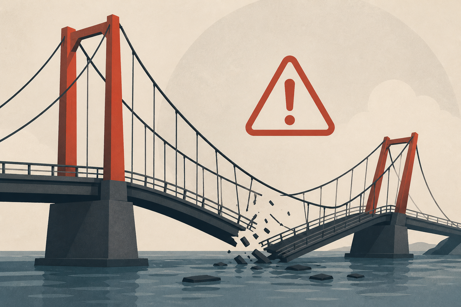New Indonesian suspension bridge collapses, injuring dozens